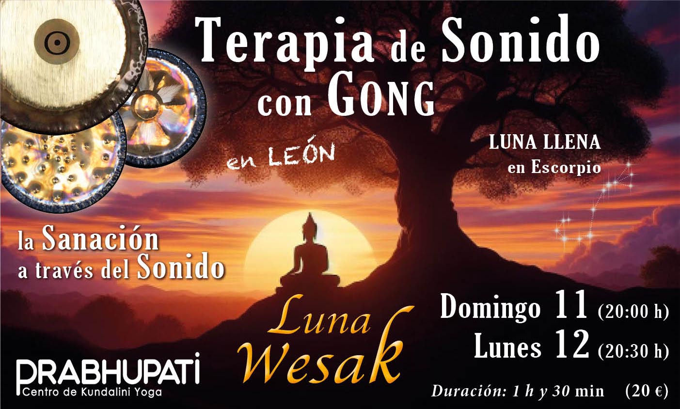BAÑO DE GONG. Luna...
